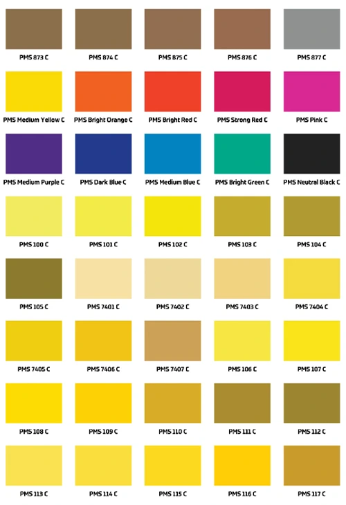 Free Pantone Color Selection Service